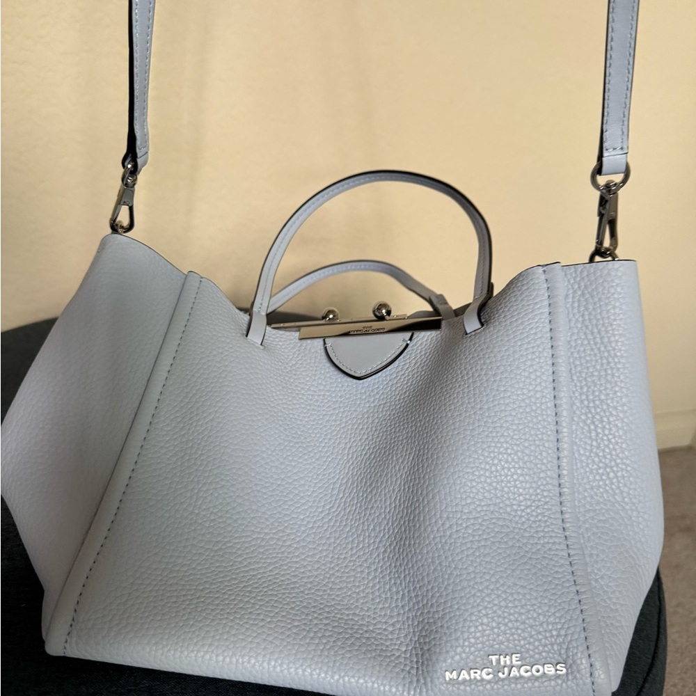 Marc Jacobs Light Blue Leather Shoulder Bag - Picture 7 of 8